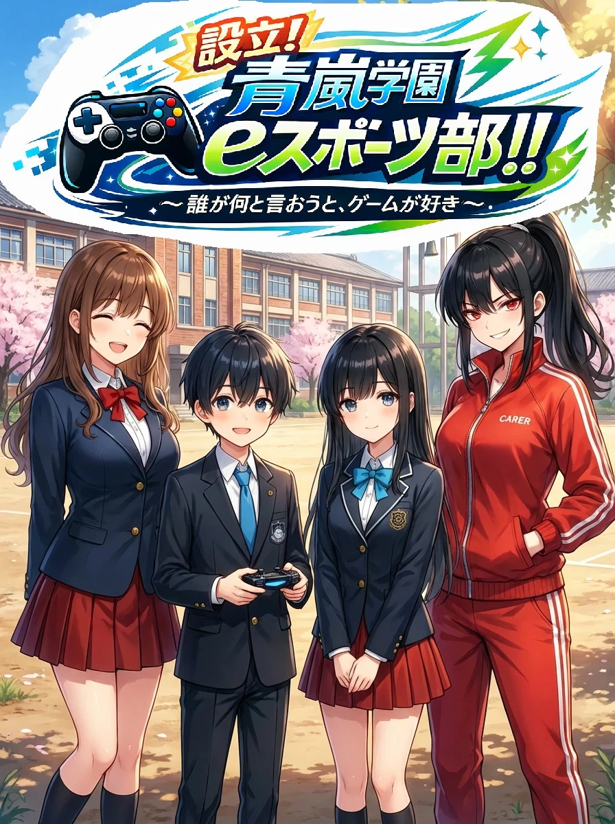 設立!青嵐学園eスポーツ部!! ~誰が何と言おうと、ゲームが好き~
