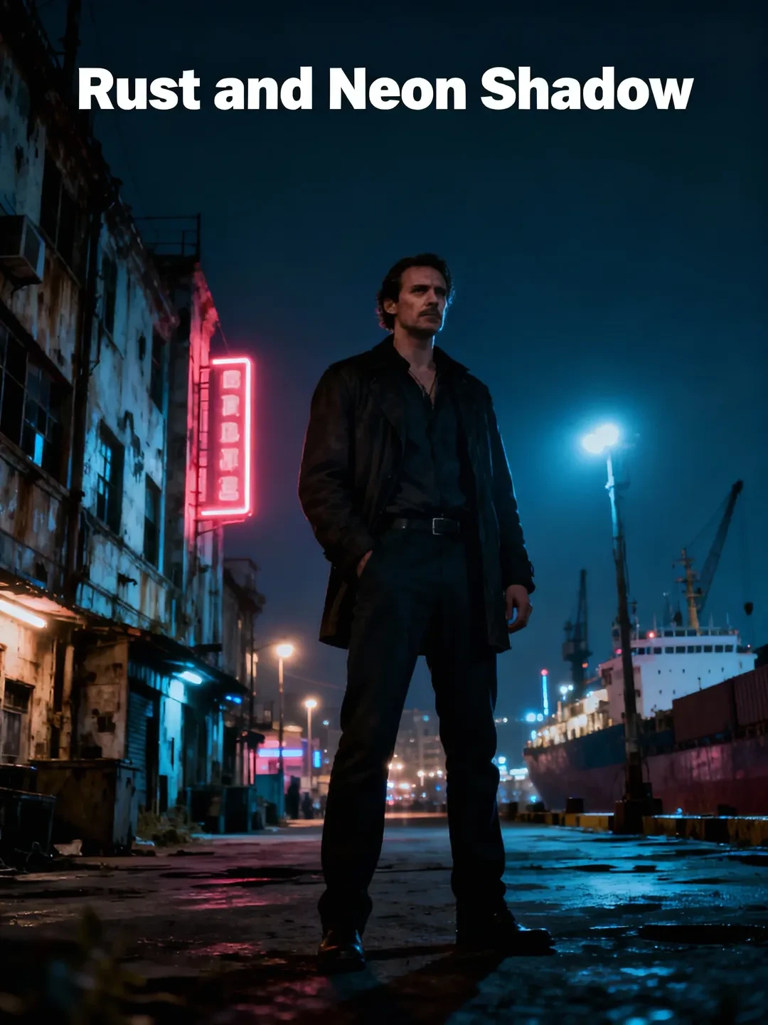 Rust and Neon Shadow