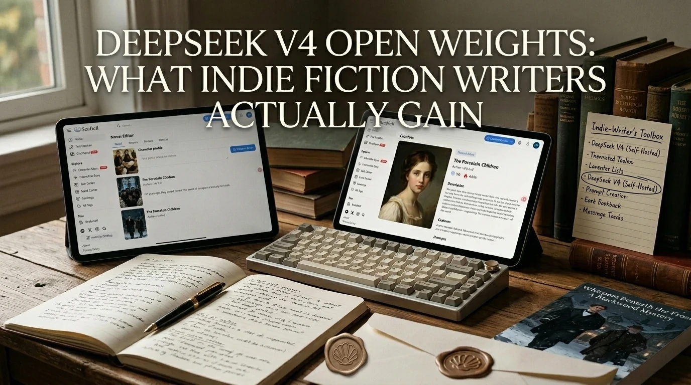 DeepSeek V4 Open Weights: What Indie Fiction Writers Actually Gain