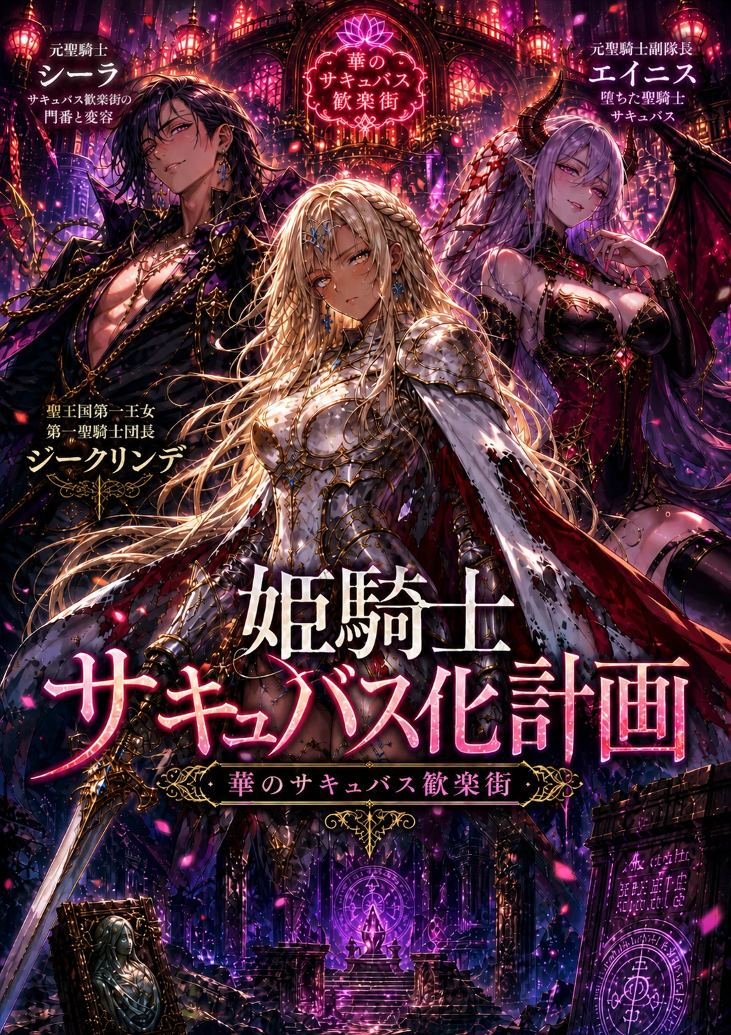 華のサキュバス歓楽街 姫騎士サキュバス化計画
