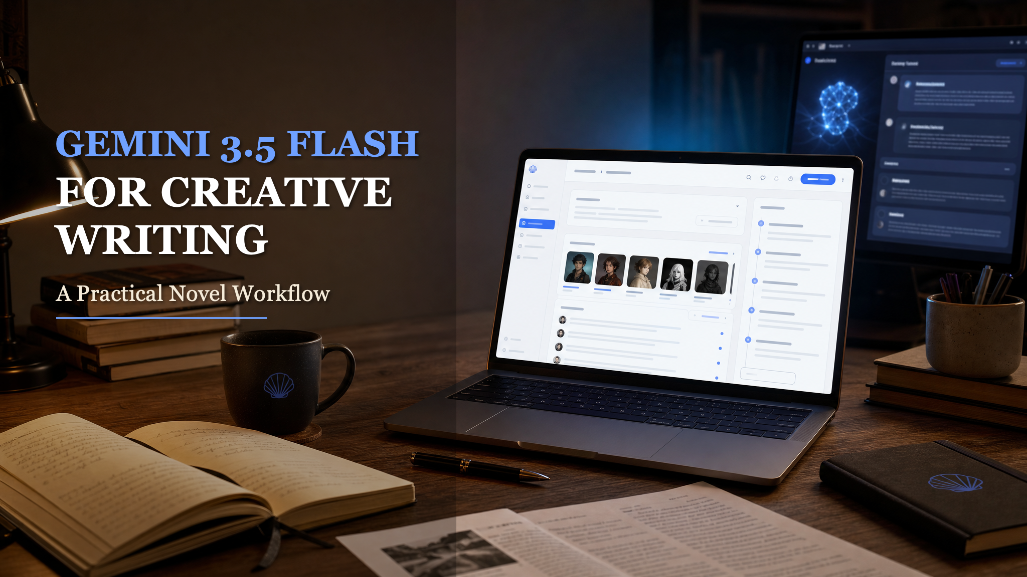 Gemini 3.5 Flash for creative writing: a practical novel workflow