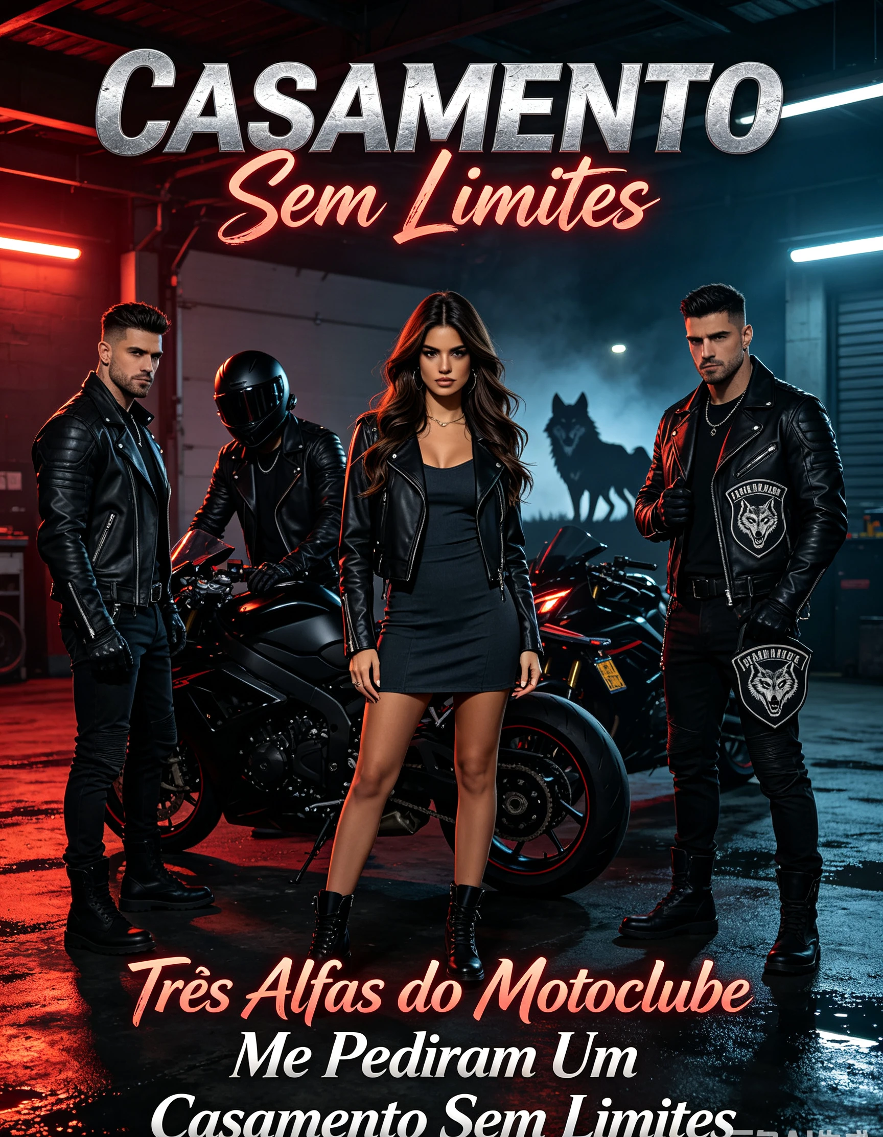 Três Alfas do Motoclube Me Pediram Um Casamento Sem Limites