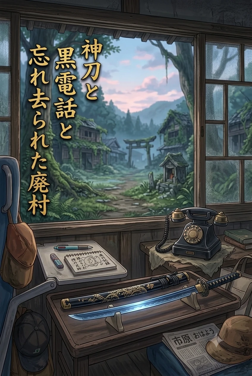 神刀と黒電話と忘れ去られた廃村-“お題チャレンジ #10:「終末サバイバル」”応募作品