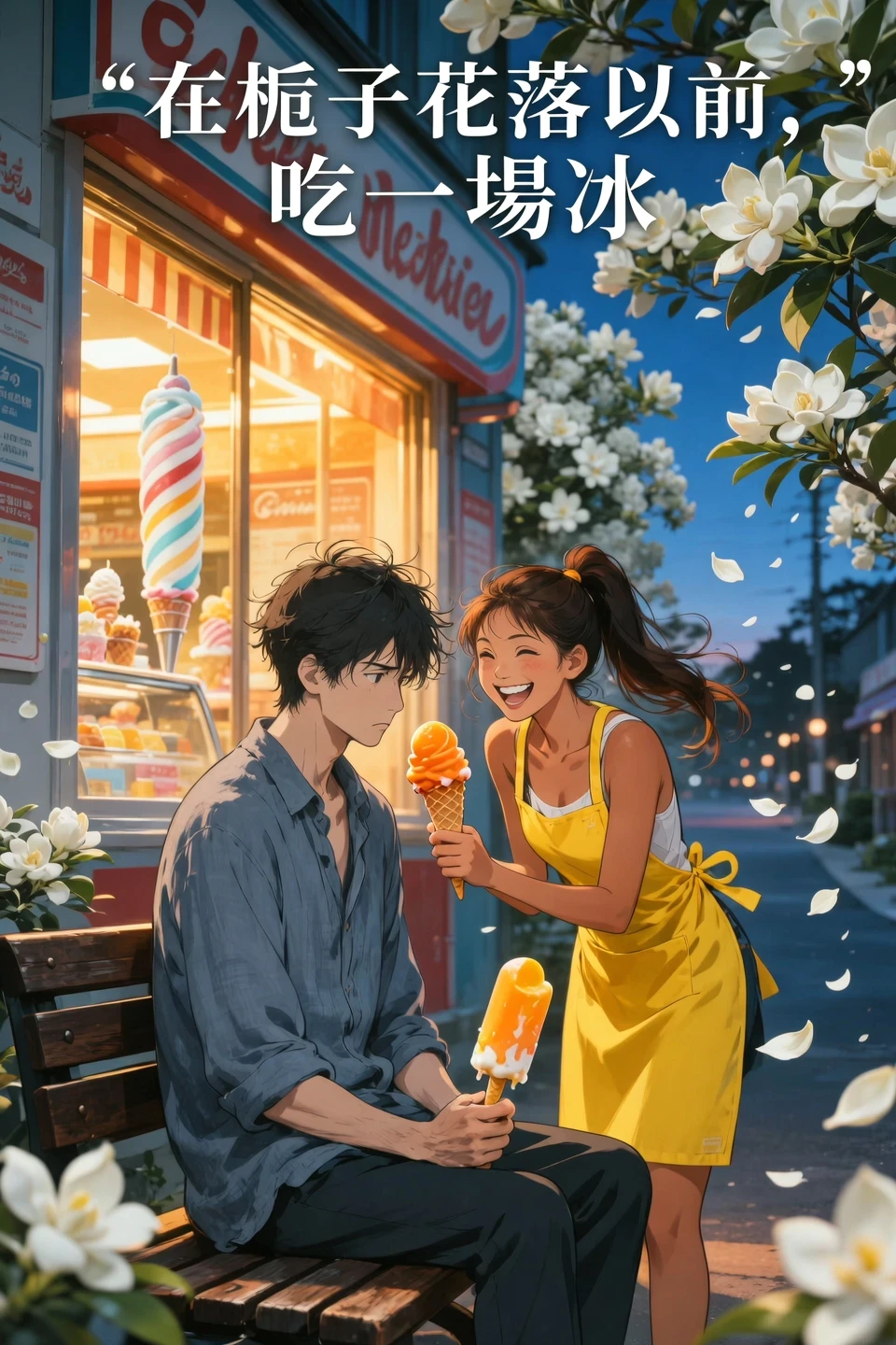 在梔子花落以前,吃一場冰
