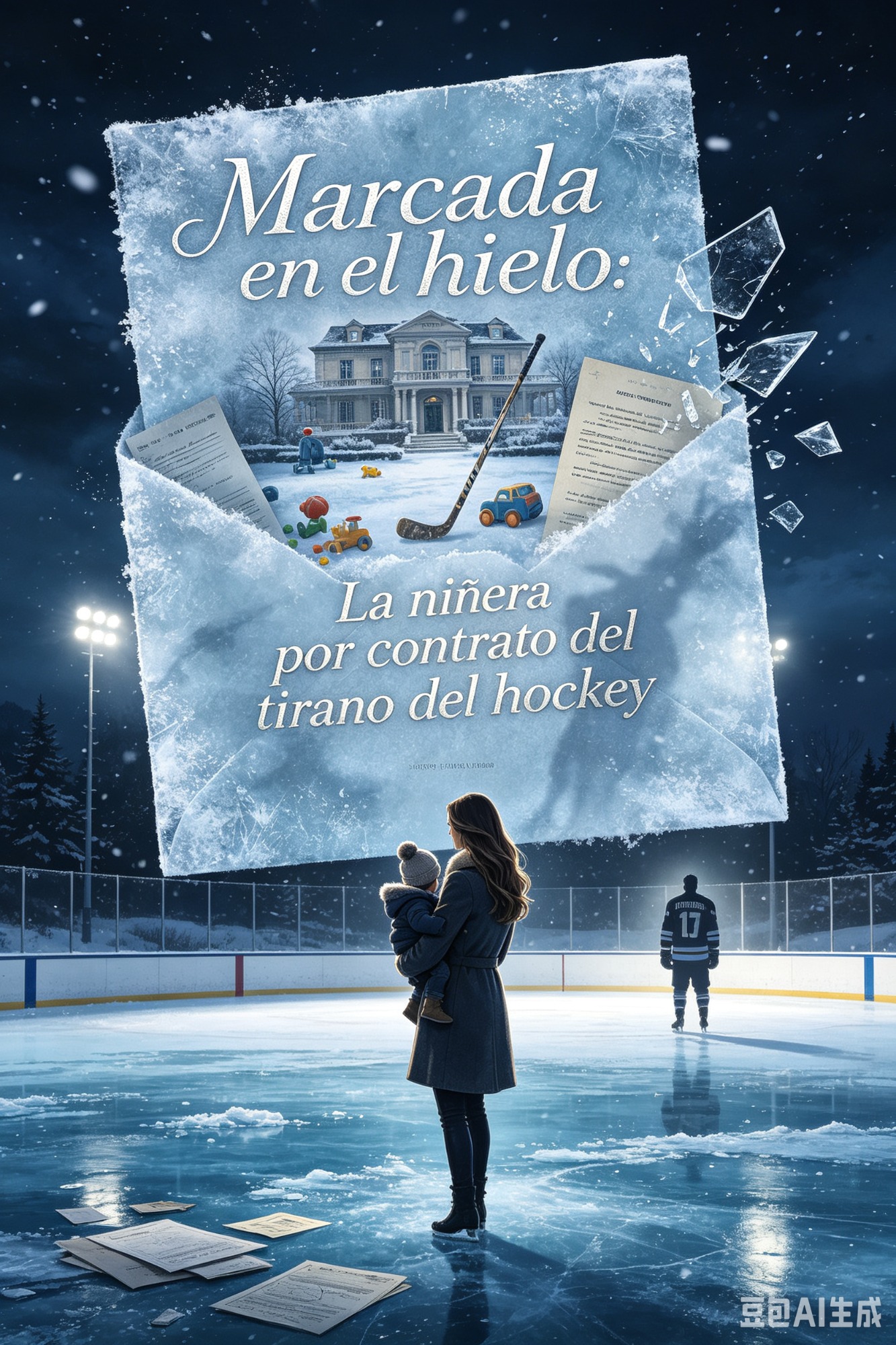 Marcada en el hielo: La niñera por contrato del tirano del hockey