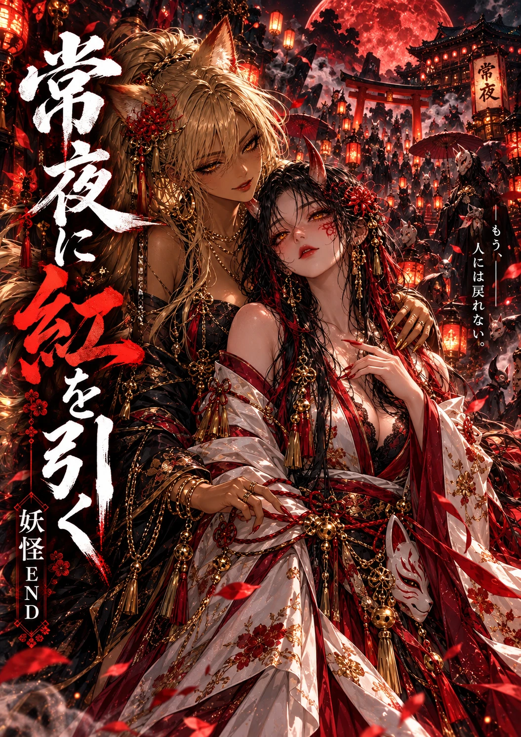 常夜に紅を引く（妖怪END)