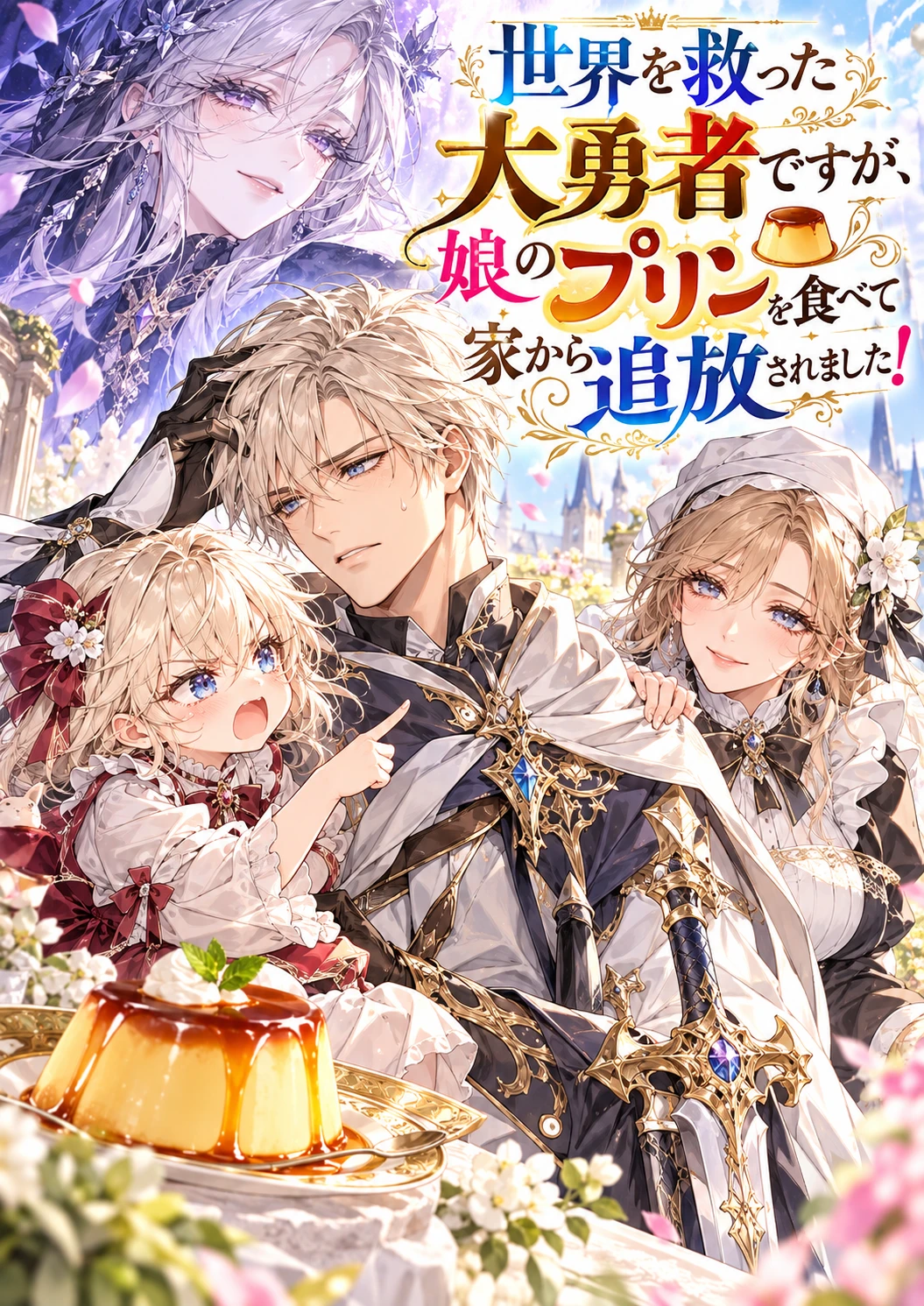 世界を救った大勇者ですが、娘のプリンを食べて家から追放されました!