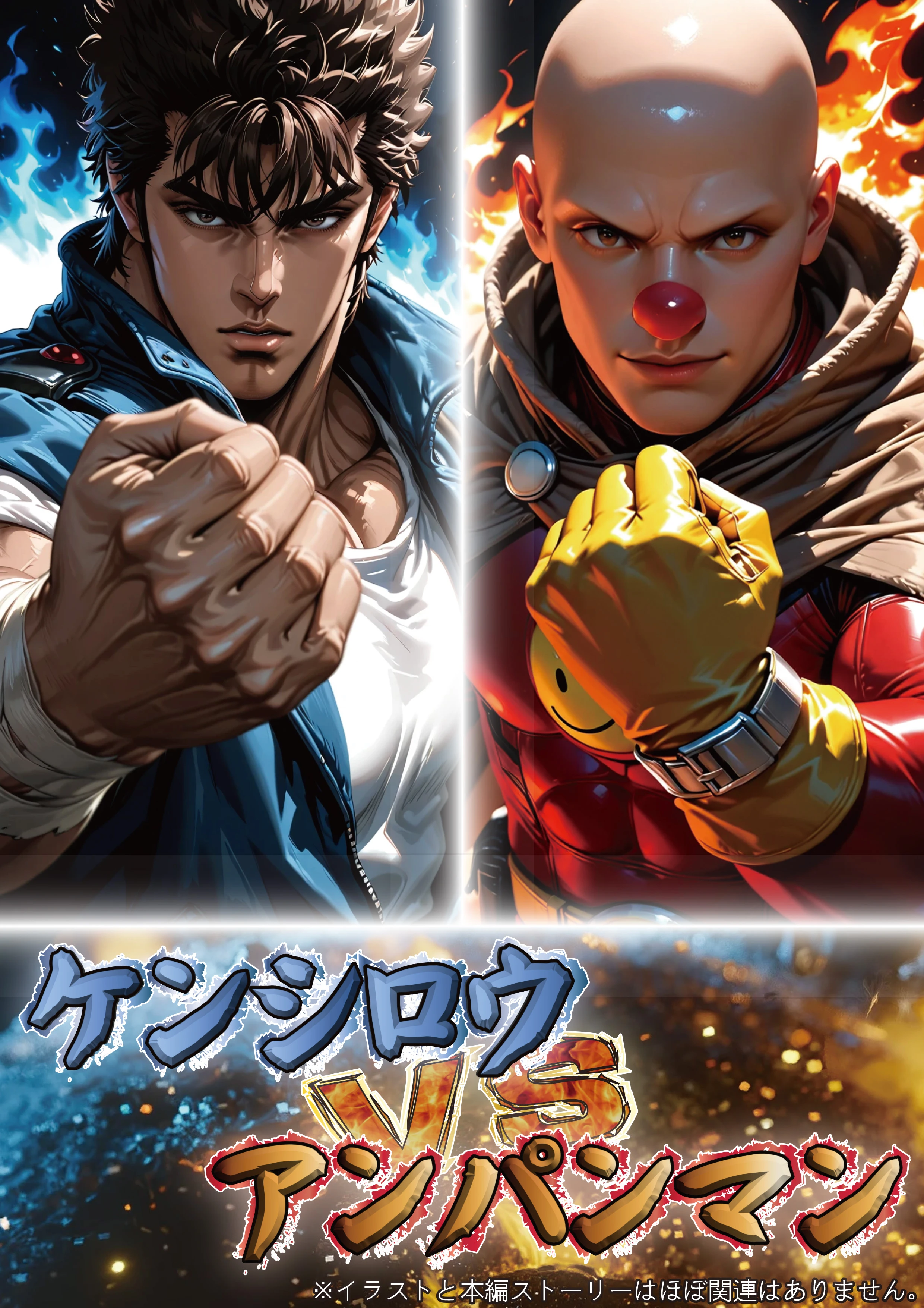 ケンシロウVSアンパンマン
